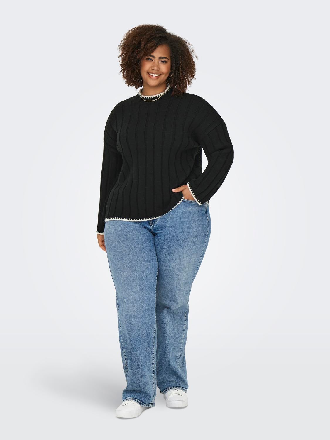 CARCHICK Strickpullover Black