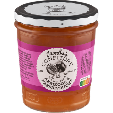 Jumbo's Confiture Abrikoos Passievrucht 330g