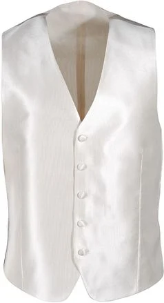 Trouwgilet Ecru Twill 310007G09 Gilet Twill