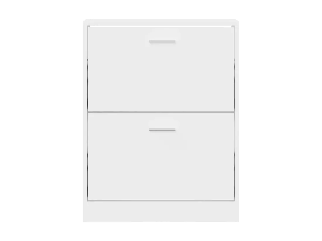 Armoire à chaussures Blanc 59x17x81 cm Bois d'ingénierie
