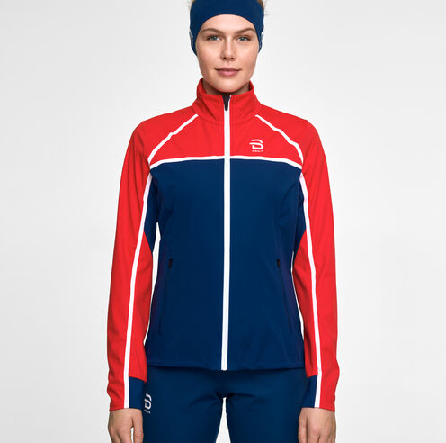 Trace Jacket Dame Norwegian Flag