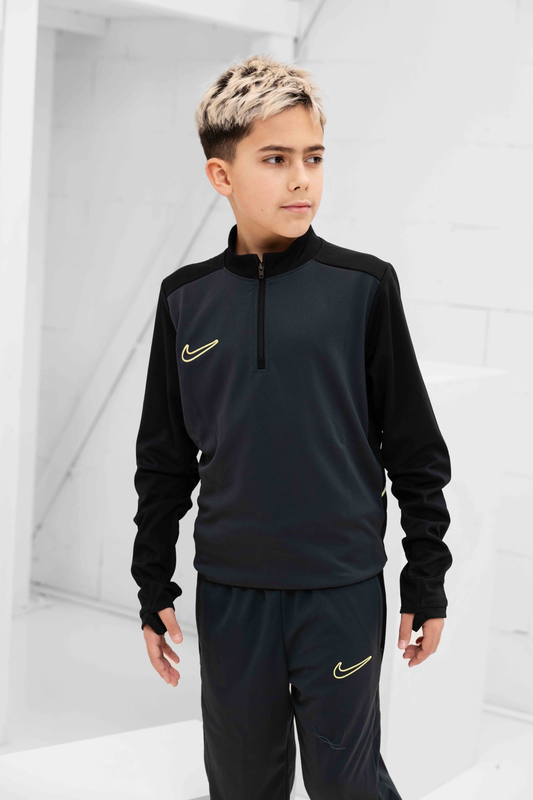 Nike Academy Trainingspak Kids Donkergroen