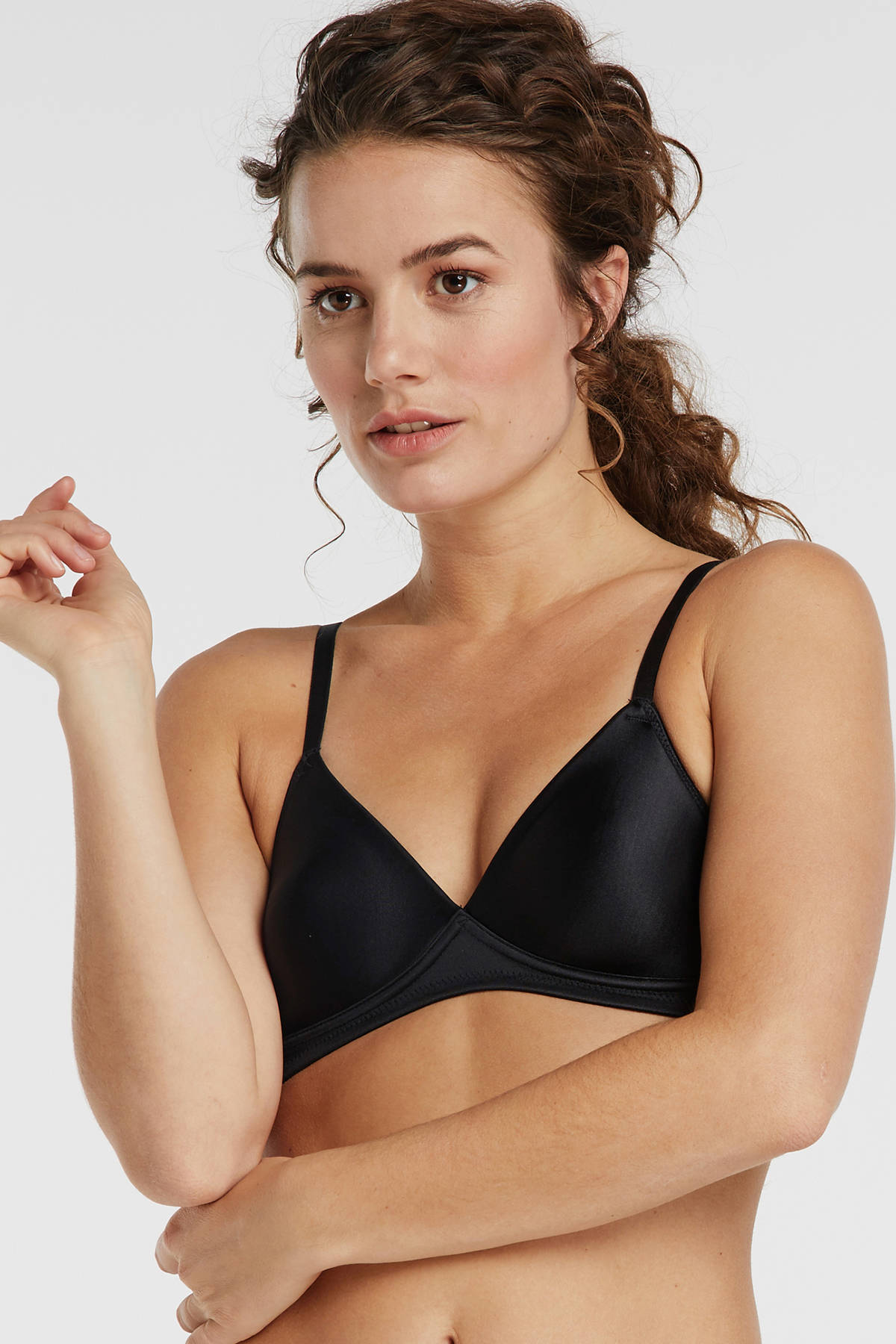 Triumph voorgevormde bh zonder beugel Soft Sensation zwart