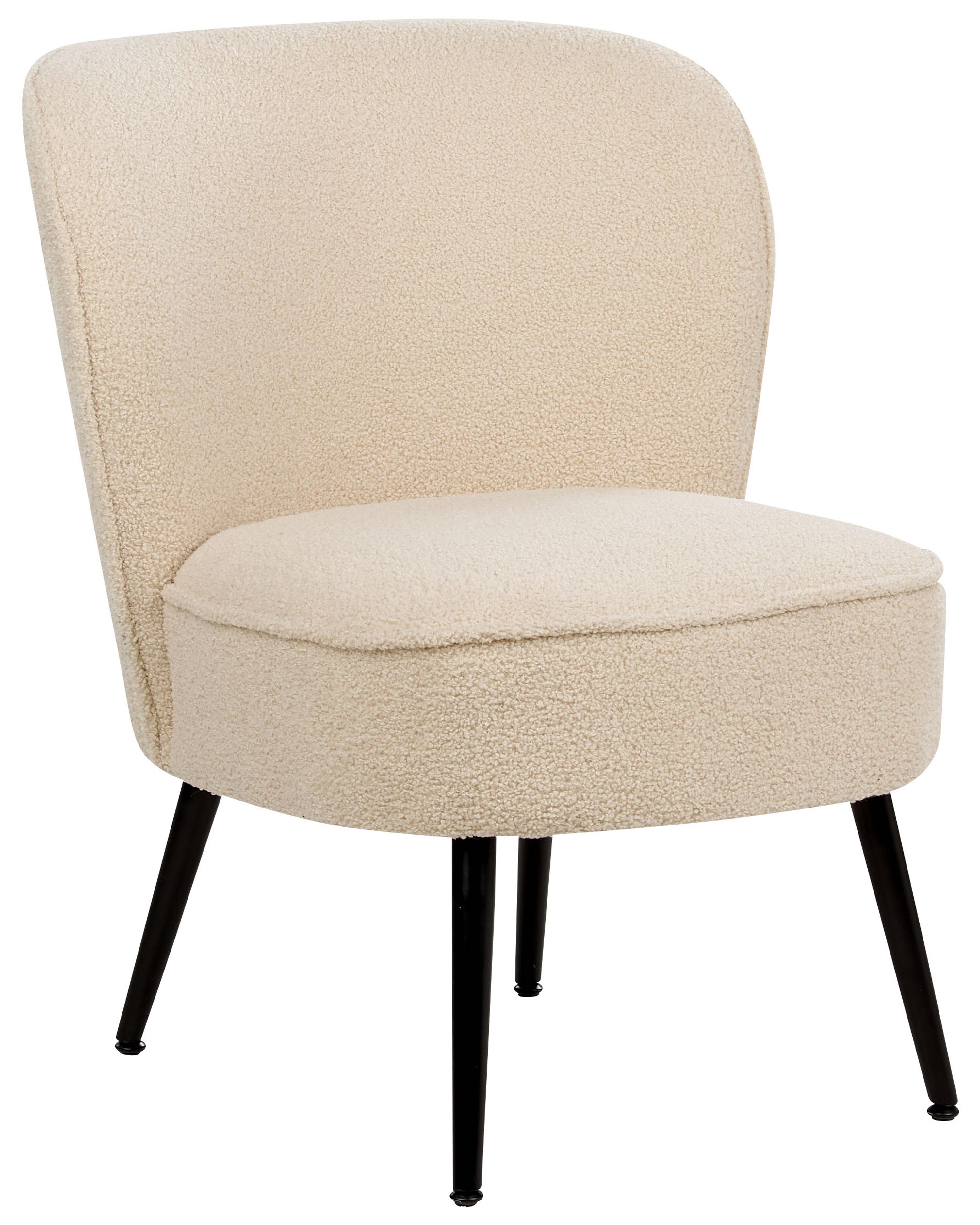 Fauteuil VOSS Bouclé Lichtbeige