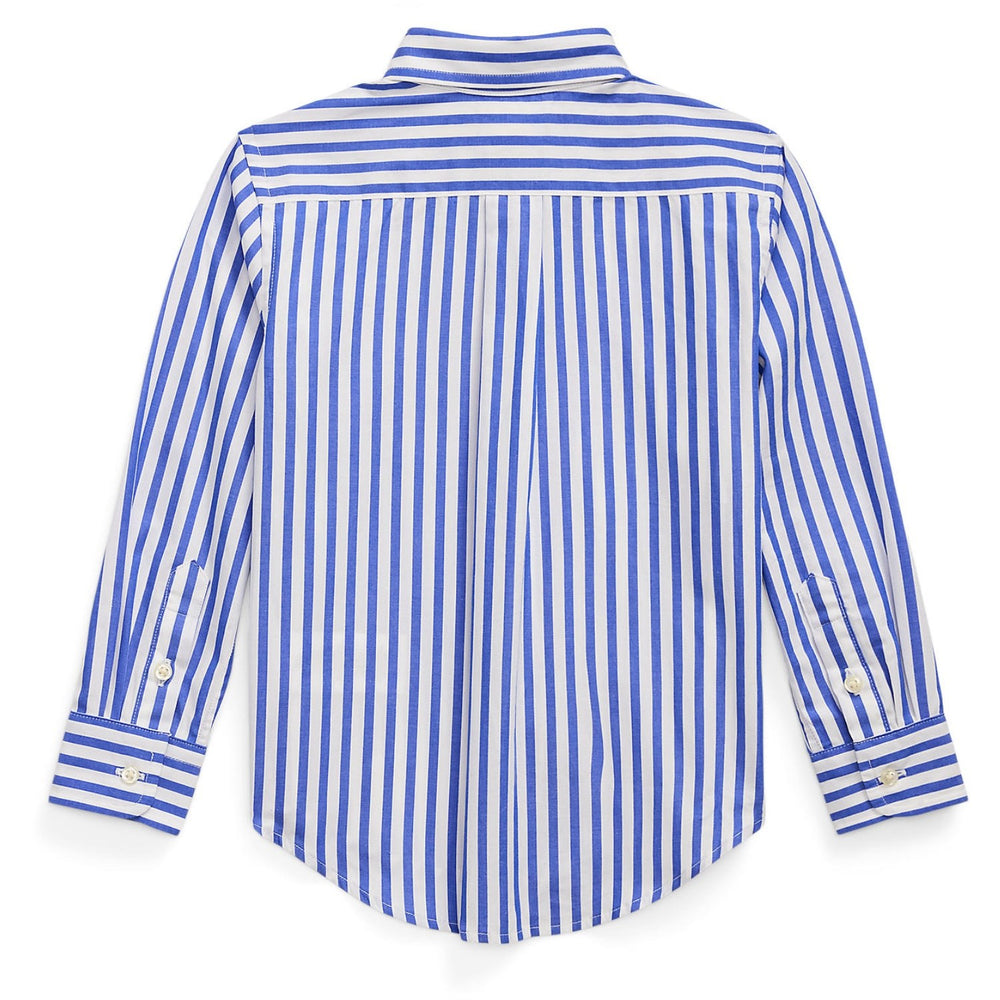 Køb Polo Ralph Lauren B5171 White/Blue Boy Sport Skjorte