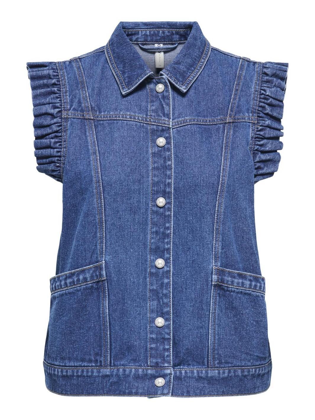Only Onlkennedy Sl Frill Waistcoat