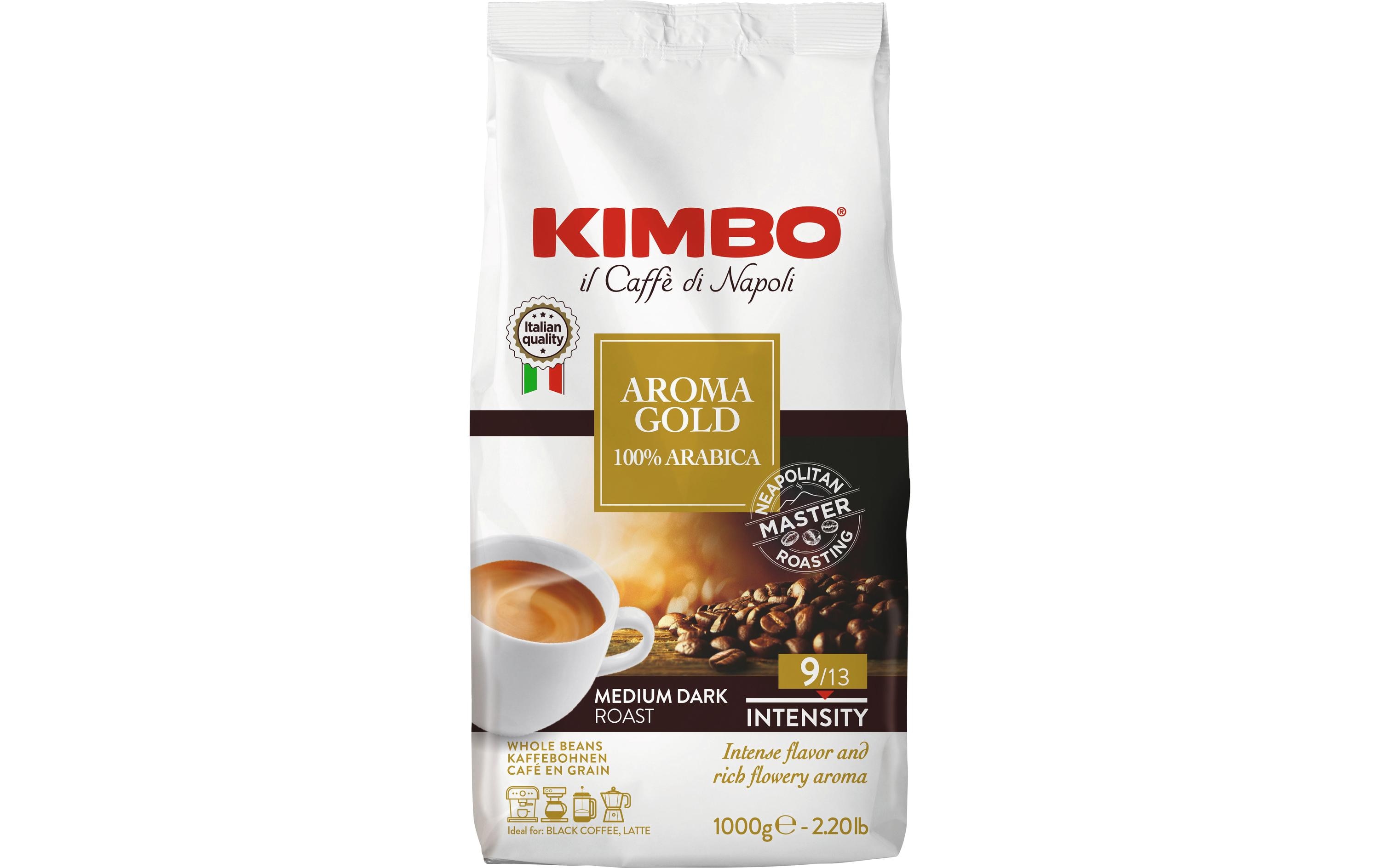 Kaffeebohnen Aroma Gold 1 kgHochwertiger Bohnenkaffee aus Italien