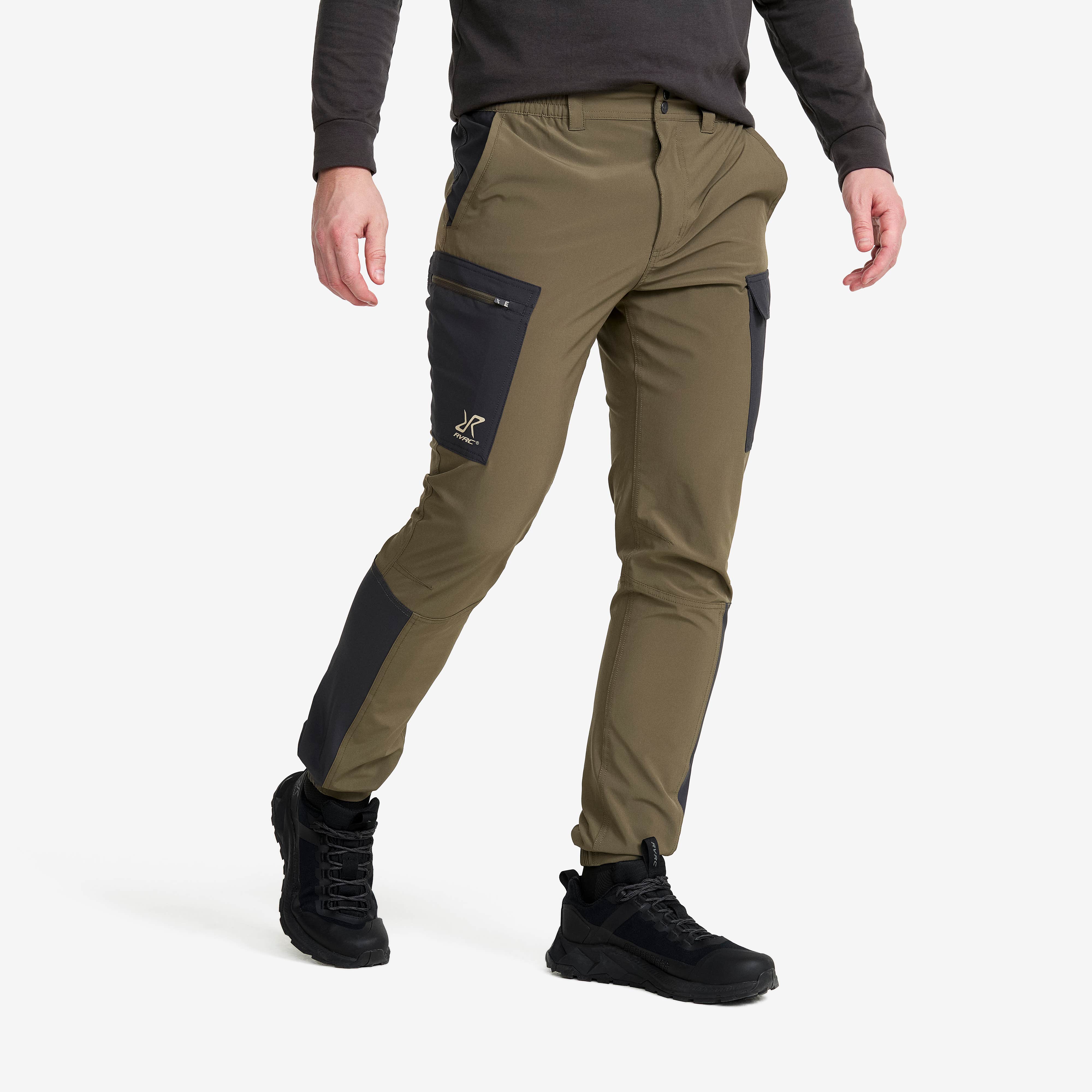Verge Stretch Cargo Pants Herre Light Moss Gray/Anthracite
