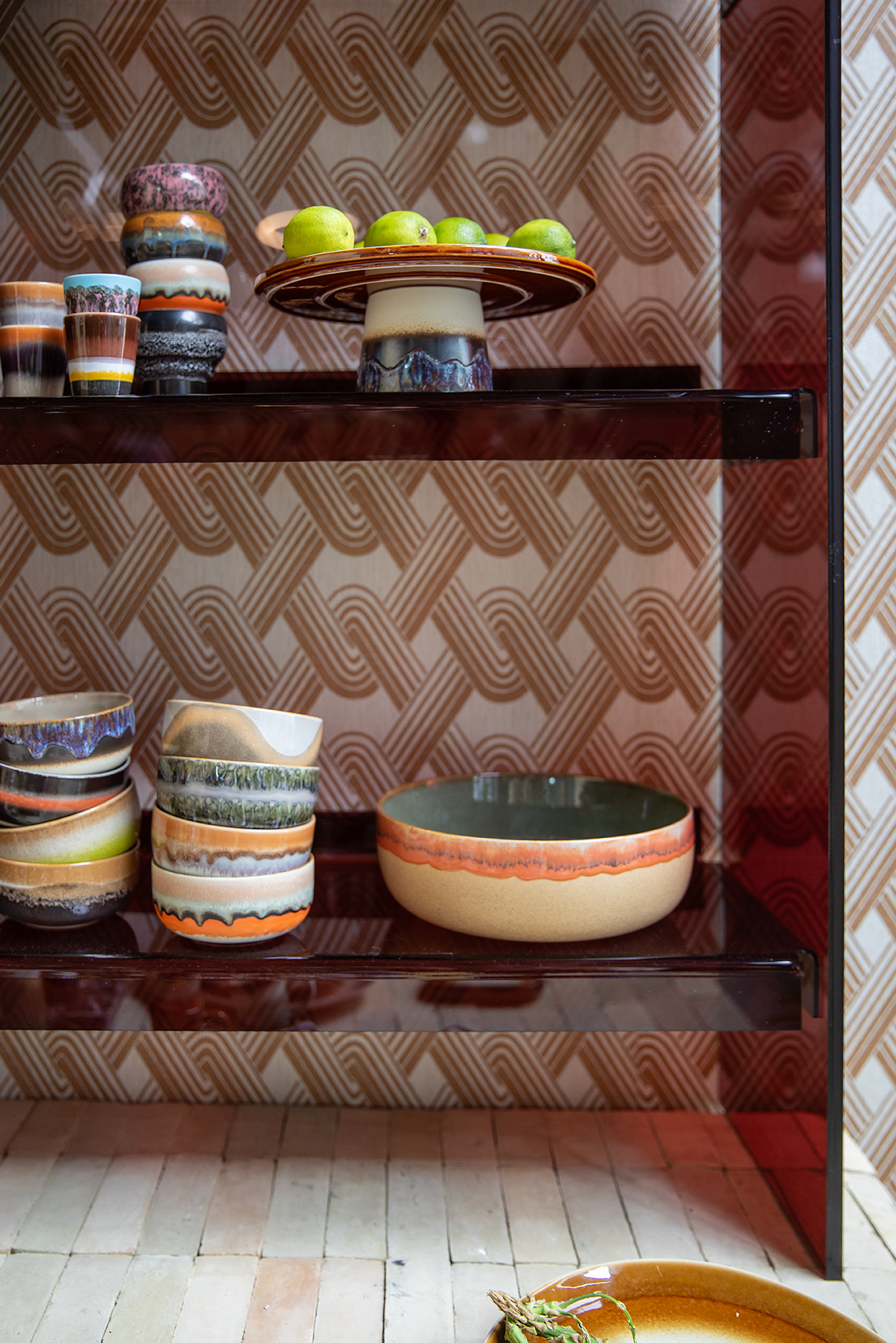 Servies 70's Ceramics salade schaal Shore