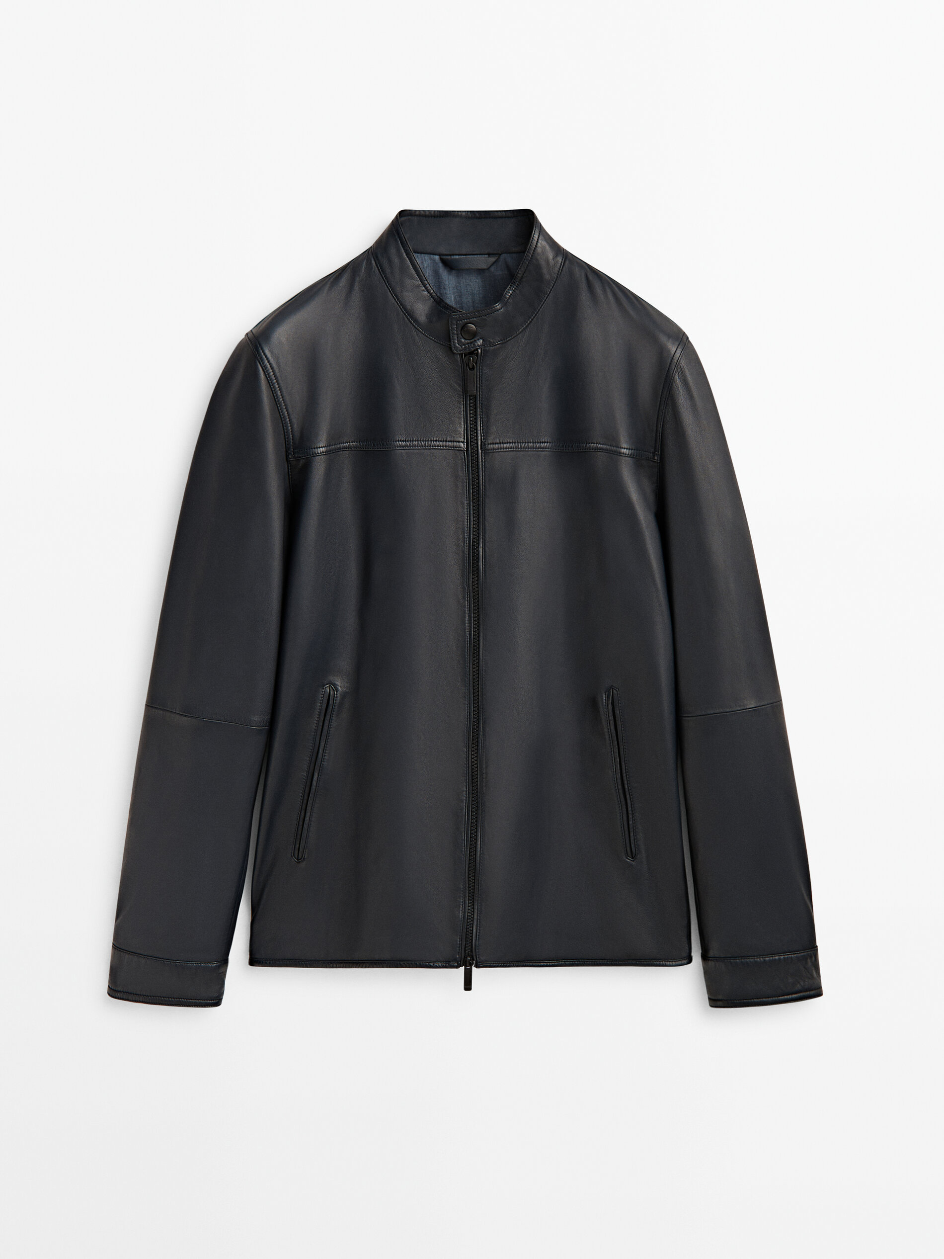 Chaqueta pele napa azul - AZUL