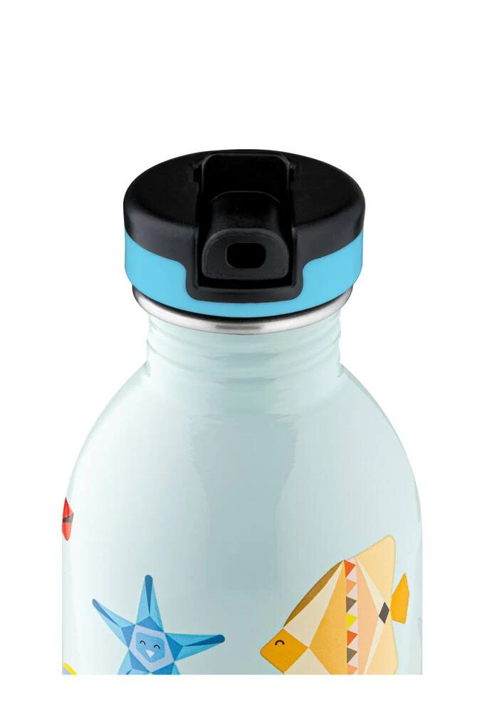24Bottles  Sports Lid Urban flaske, Lagoon Blue - 500 ml.