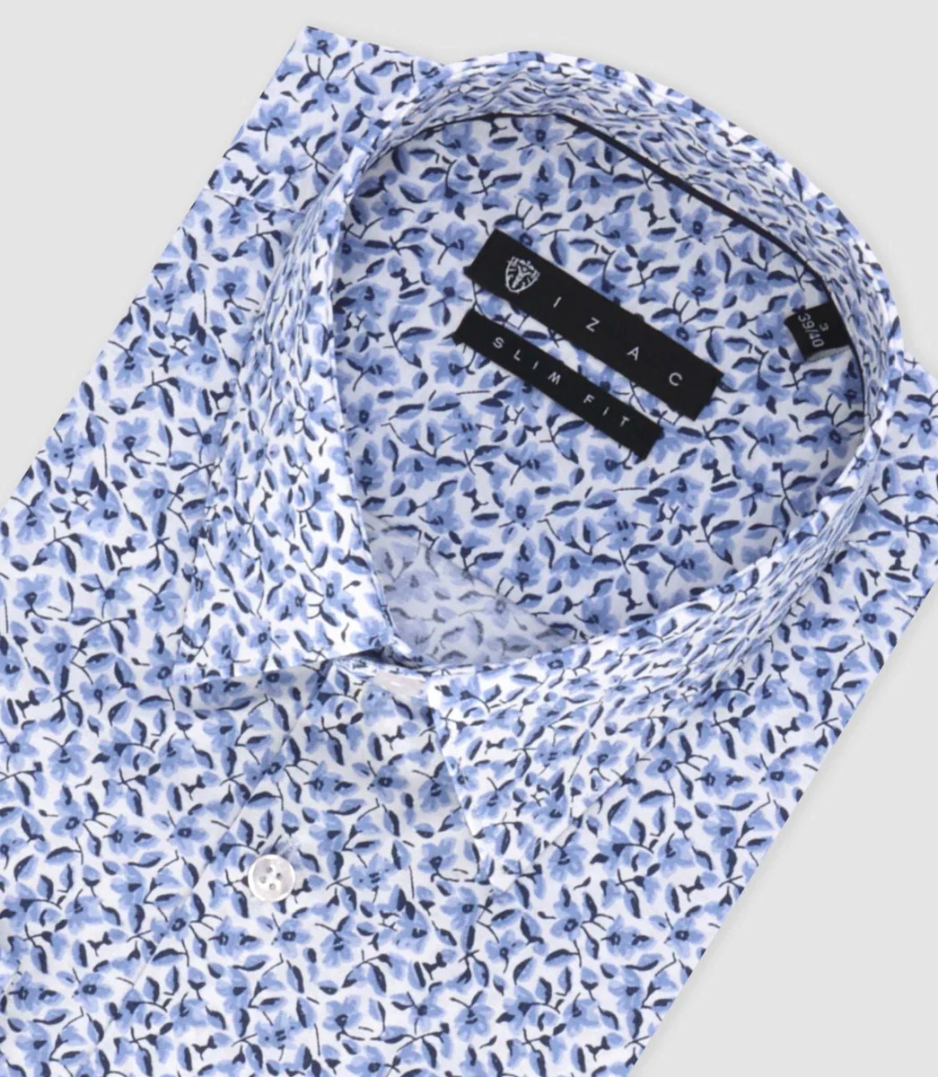 Chemise ville bleu 