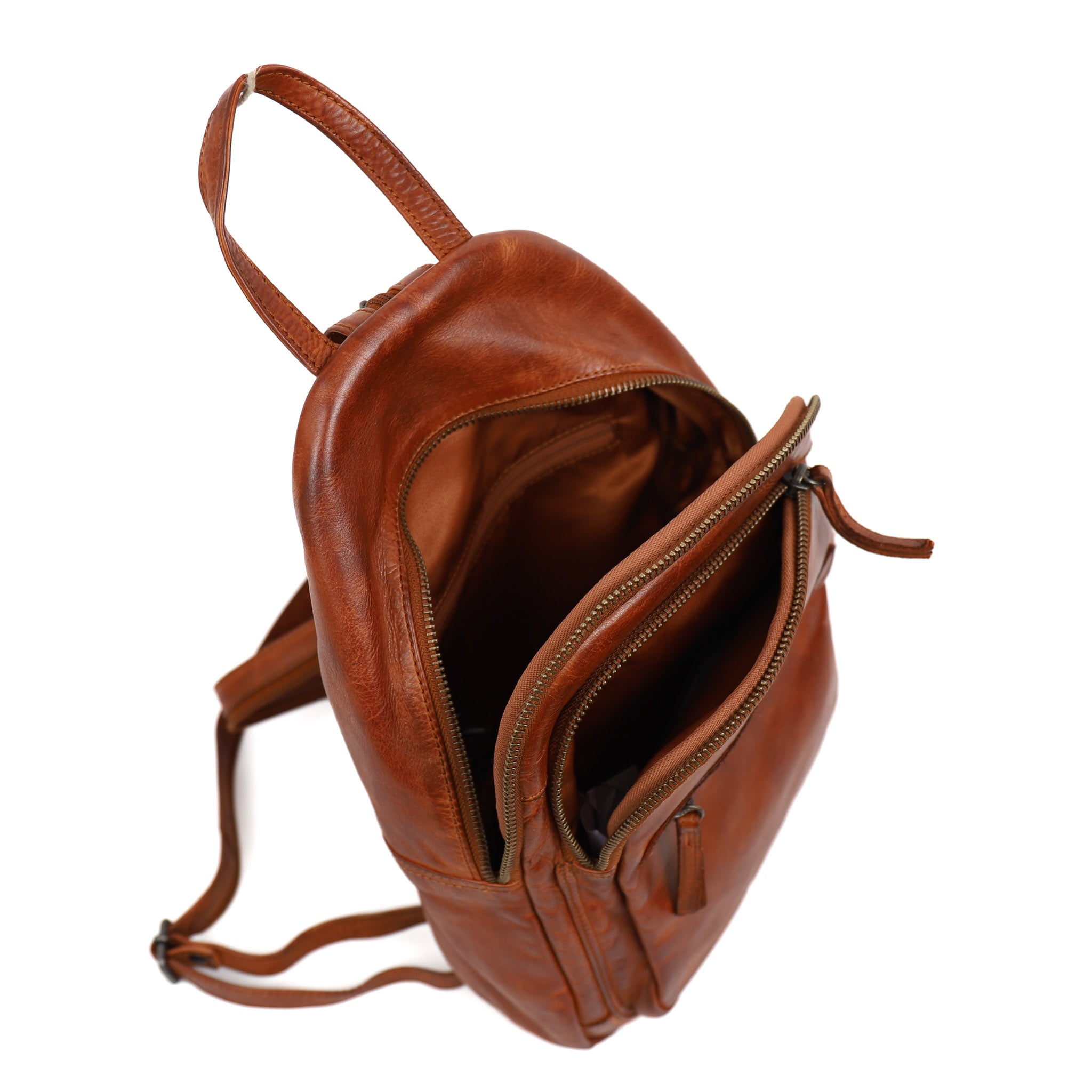 Rugzakje 'Joy' cognac Cognac