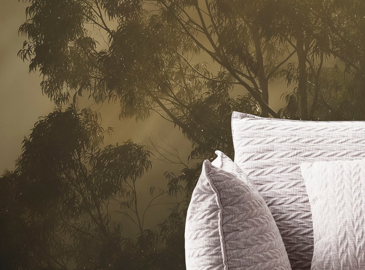 Komar Fototapete »Digitaldruck Vlies -  Foggy Sunshine - Grösse 400 x 250 cm« bedruckt glatt Wohnzimmer, Schlafzimmer