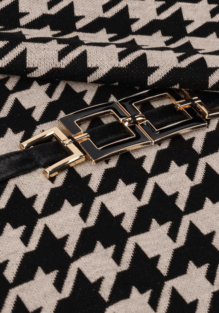 ANA ALCAZAR zwarte ana alcazar mini jurk a-shaped dress