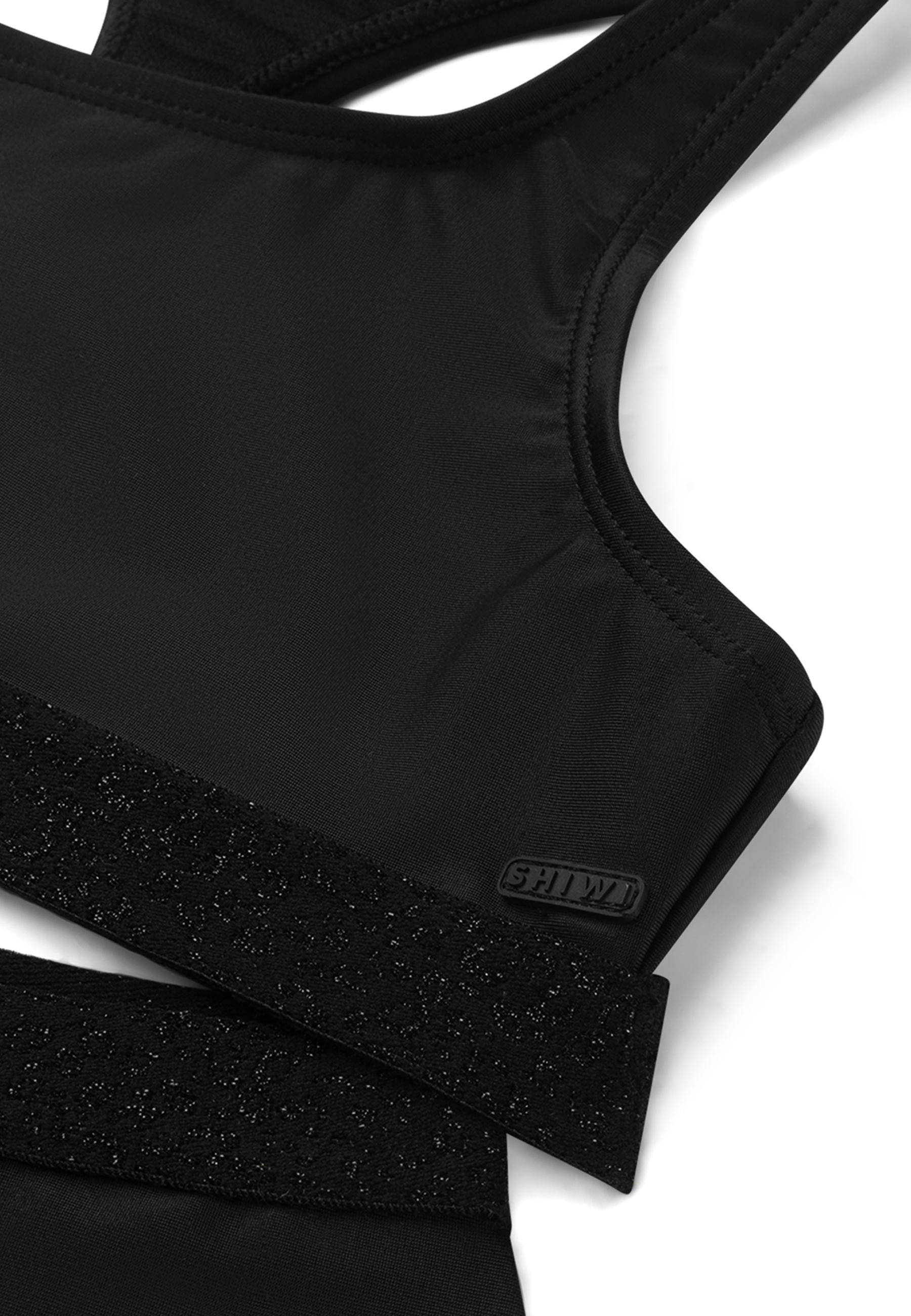 Shiwi crop bikini Charlie zwart