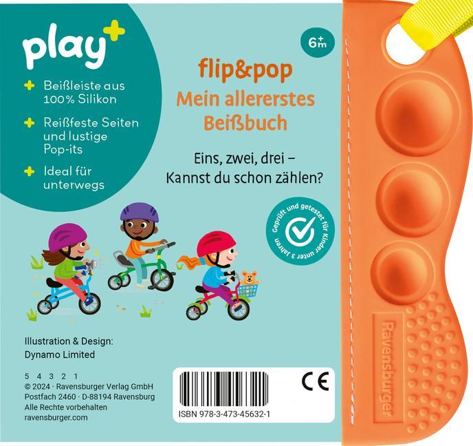 Ravensburger, play+ flip&plop: Erste Zahlen (Mein allererstes Beißbuch)