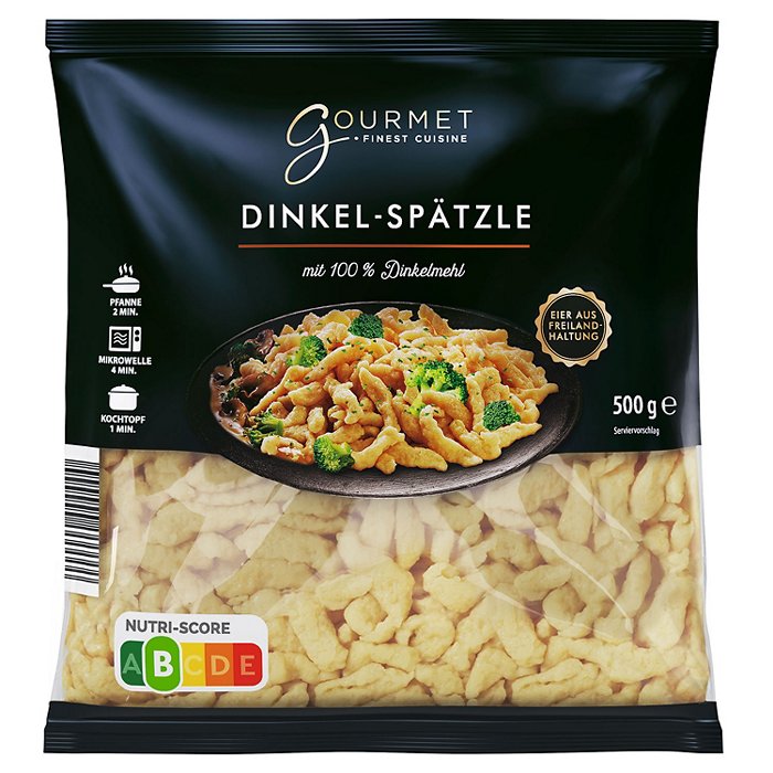 GOURMET FINEST CUISINE Spätzle 500 g, Dinkel