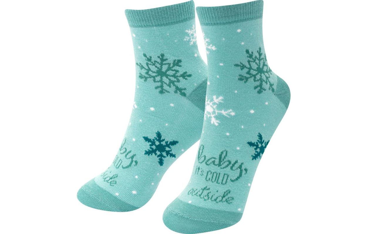 Socken cold outside Grösse 36 - 40Humorvolle Zaubersocken, ideal als Geschenk