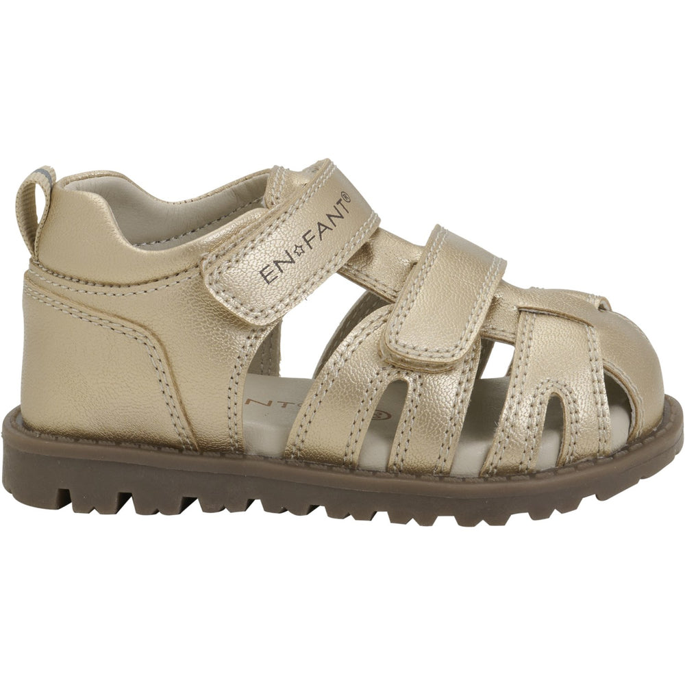 Køb En Fant Champagne Beige Sandal Velcro