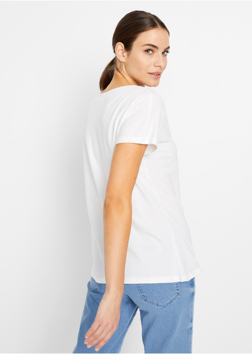 T-shirt avec laçage