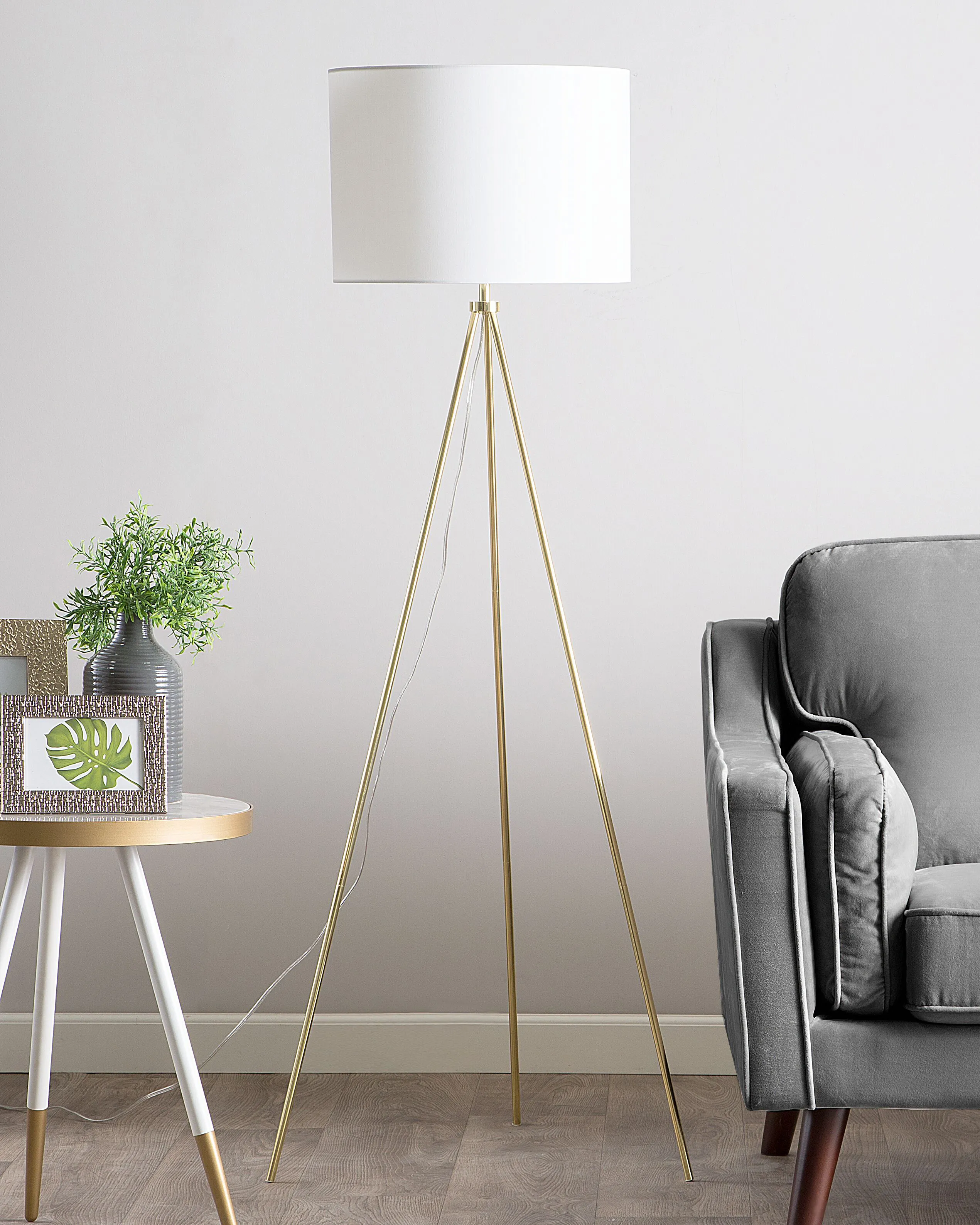 Staande lamp VISTULA Metaal Goud