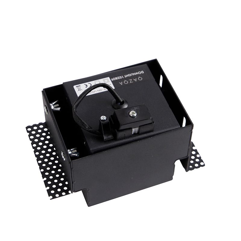 Inbouwspot zwart draai- en kantelbaar Trimless - Oneon Honey