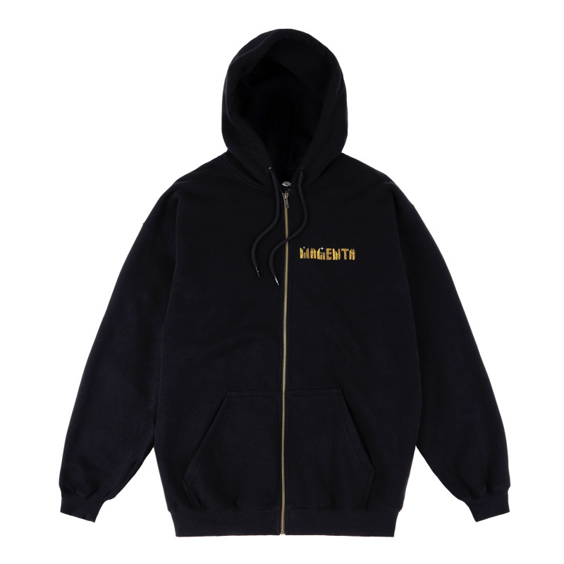 SWEAT À CAPUCHE ZIPPÉ DOWNTOWN - NOIR