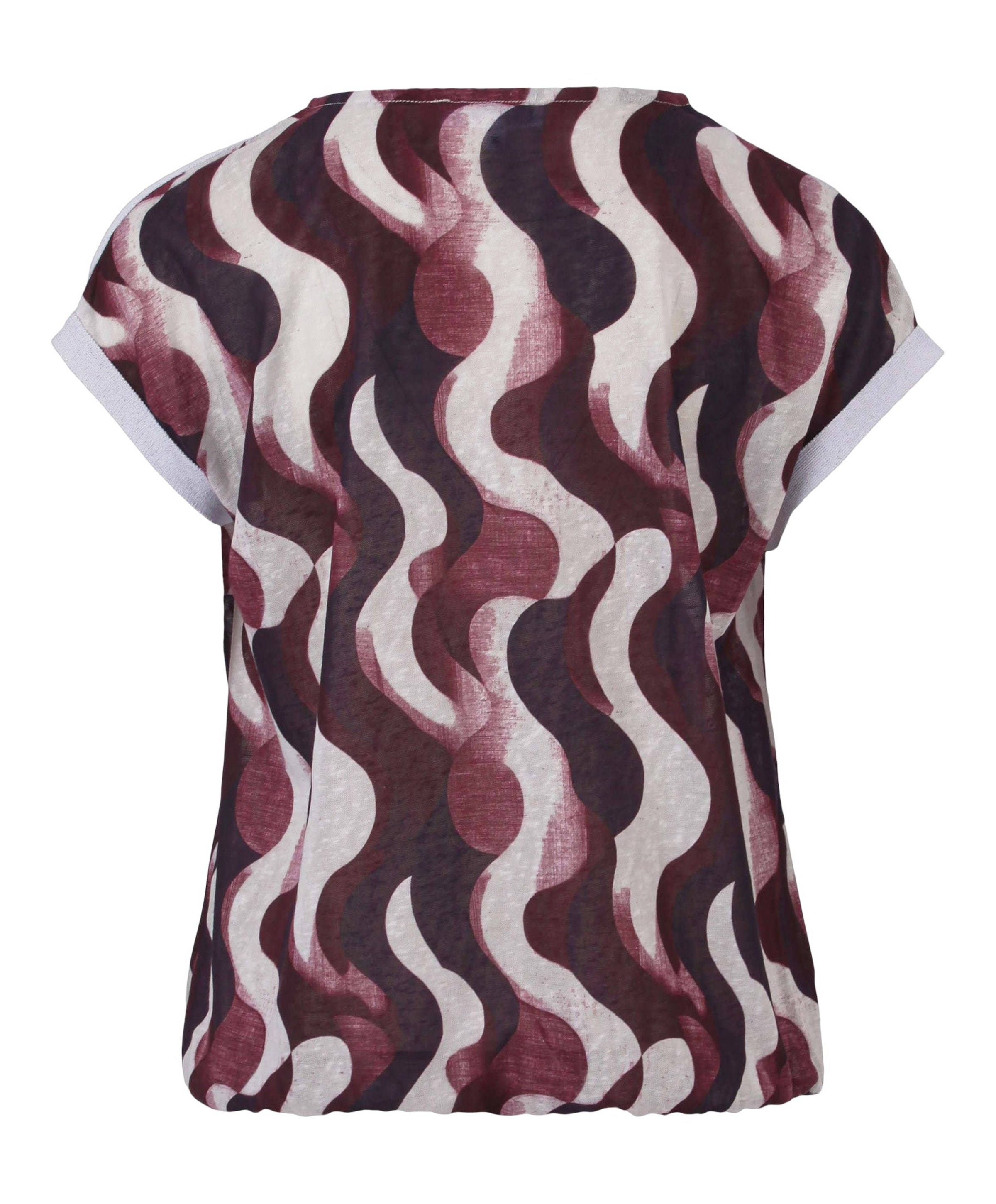 Enjoy Dames T-shirt bordeaux