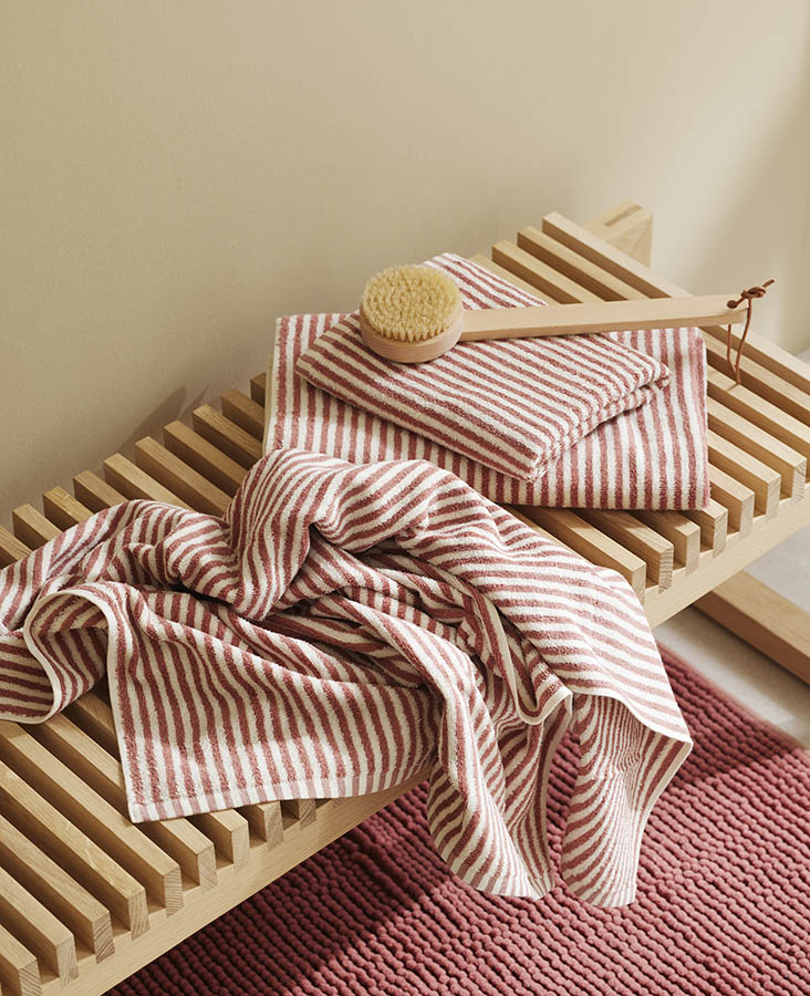 Boss håndkle 50x90 mørk blush