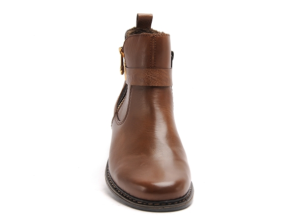 Rieker boots bottine plates femme z4959 marron