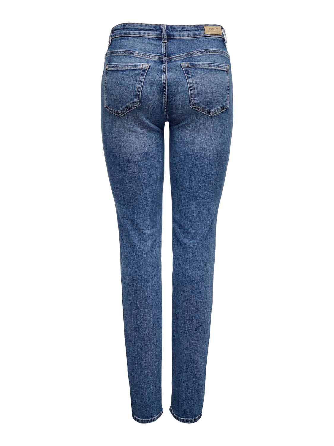 ONLSUI Mid Rise Slim Fit Jeans Medium Blue Denim
