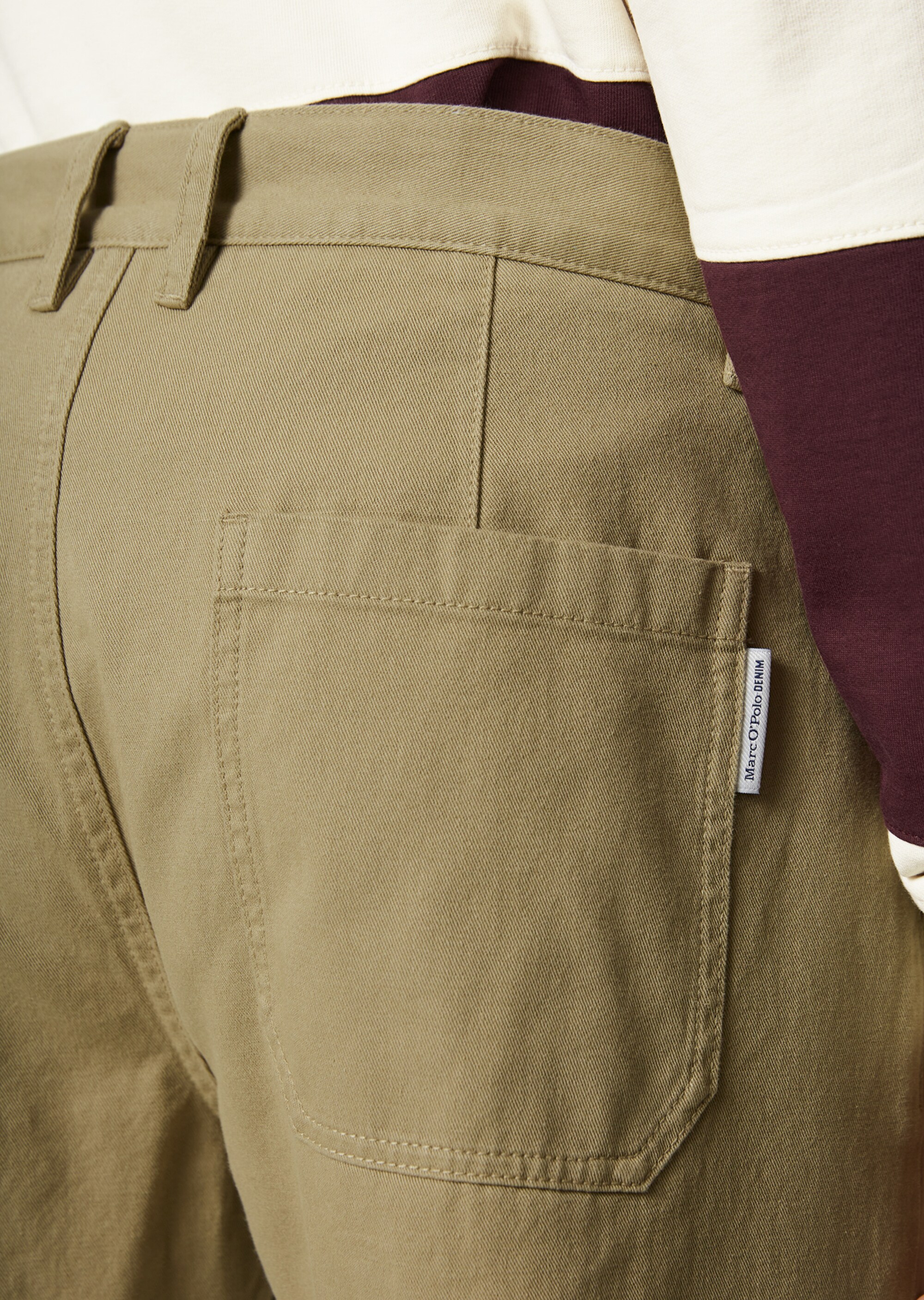 Straight Fit-Hose aus Bio-Baumwolle
