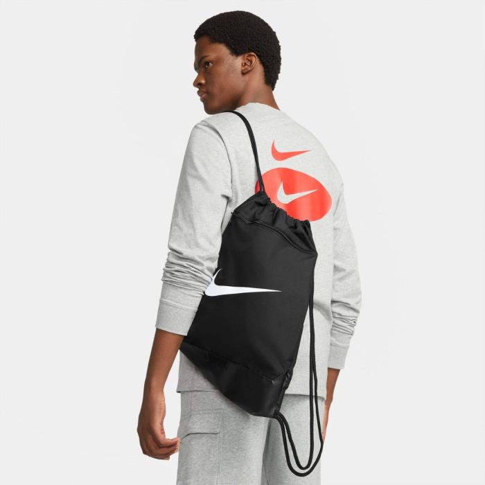 Nike Unisex Rygsække og tasker Brasilian 9,5 Gymsack 18L Sort