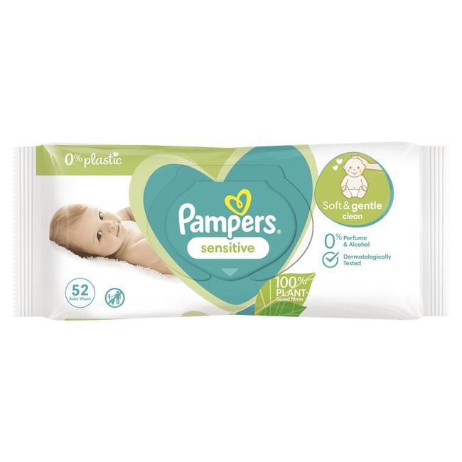 Pampers Sensitive Billendoekjes 52 Stuks