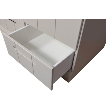 WOOOD kledingkast Connect 2-deurs dust grenenhout 195 x 94 x 53 cm