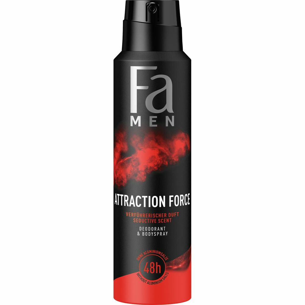 6x Fa Men Deodorant Spray Attraction Force150 ml