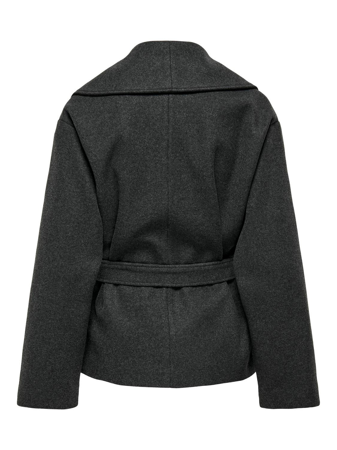 ONLAUGUSTA Mantel Dark Grey Melange
