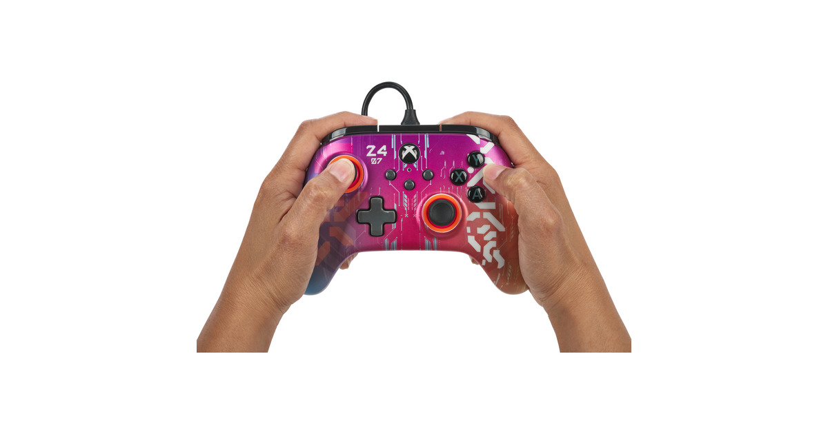 PowerAXbox Wired Controller Cyberstyle  (Xbox Series X|S, Xbox One, Windows)