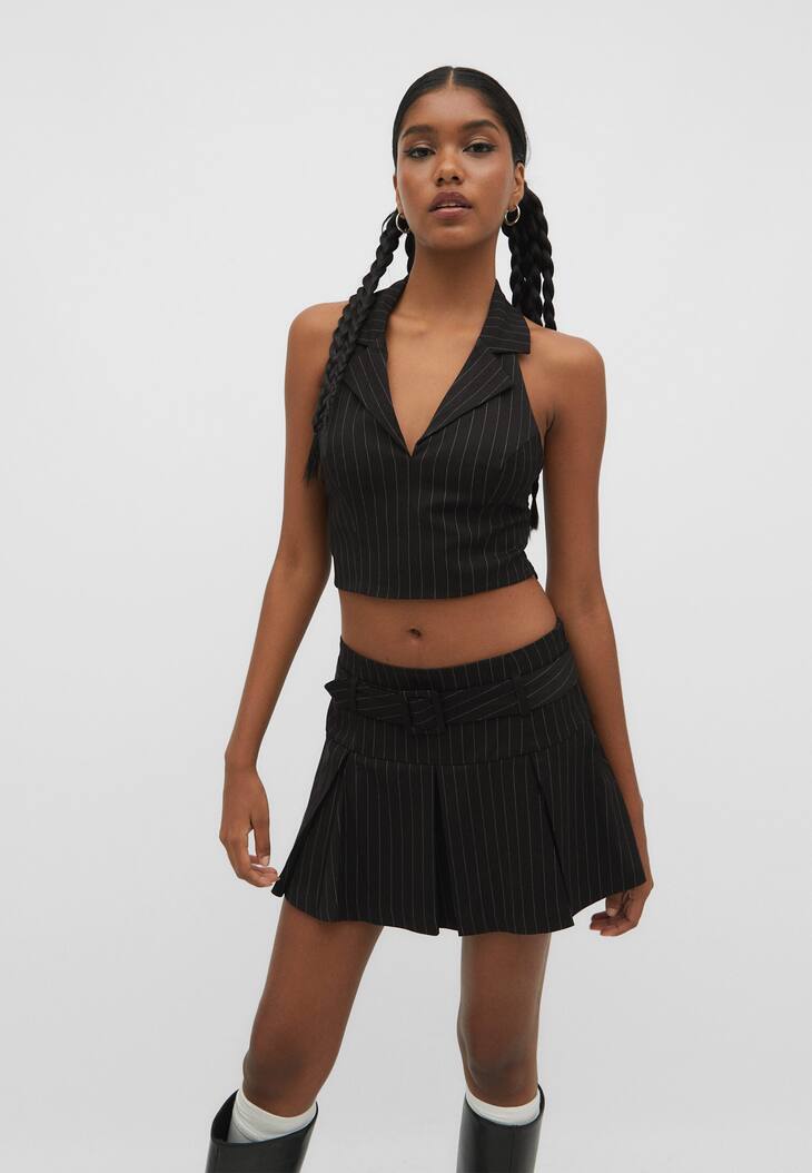 Blusa de alcinha listrada
