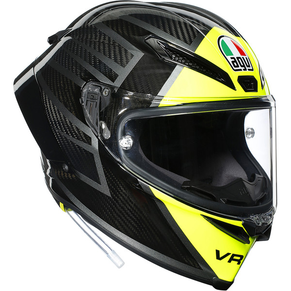 AGV - Casque Pista GP RR Essenza 46 Noir / Jaune / Gris