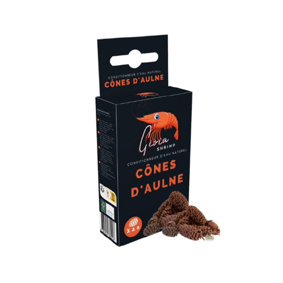 Condicionador de água para camarão Gioia Shrimp Alder Cones