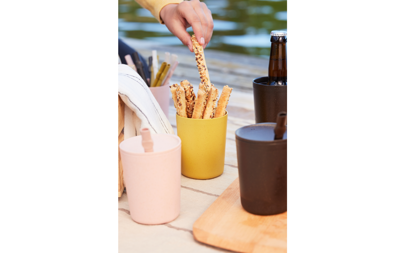 Light My Fire MyCup'n Lid original Trinkbecher mustyyellow
