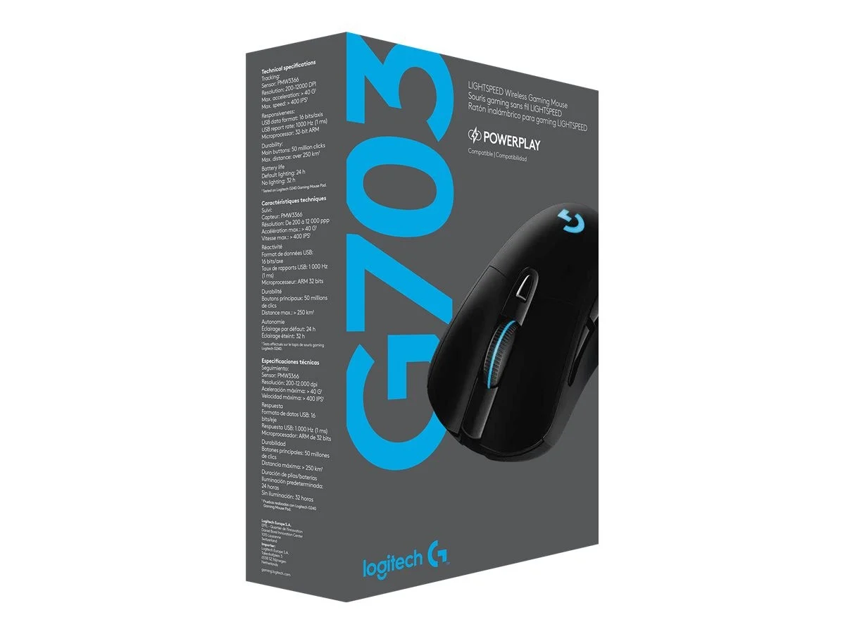 Logitech G703 LIGHTSPEED Trådløs Gaming Mus