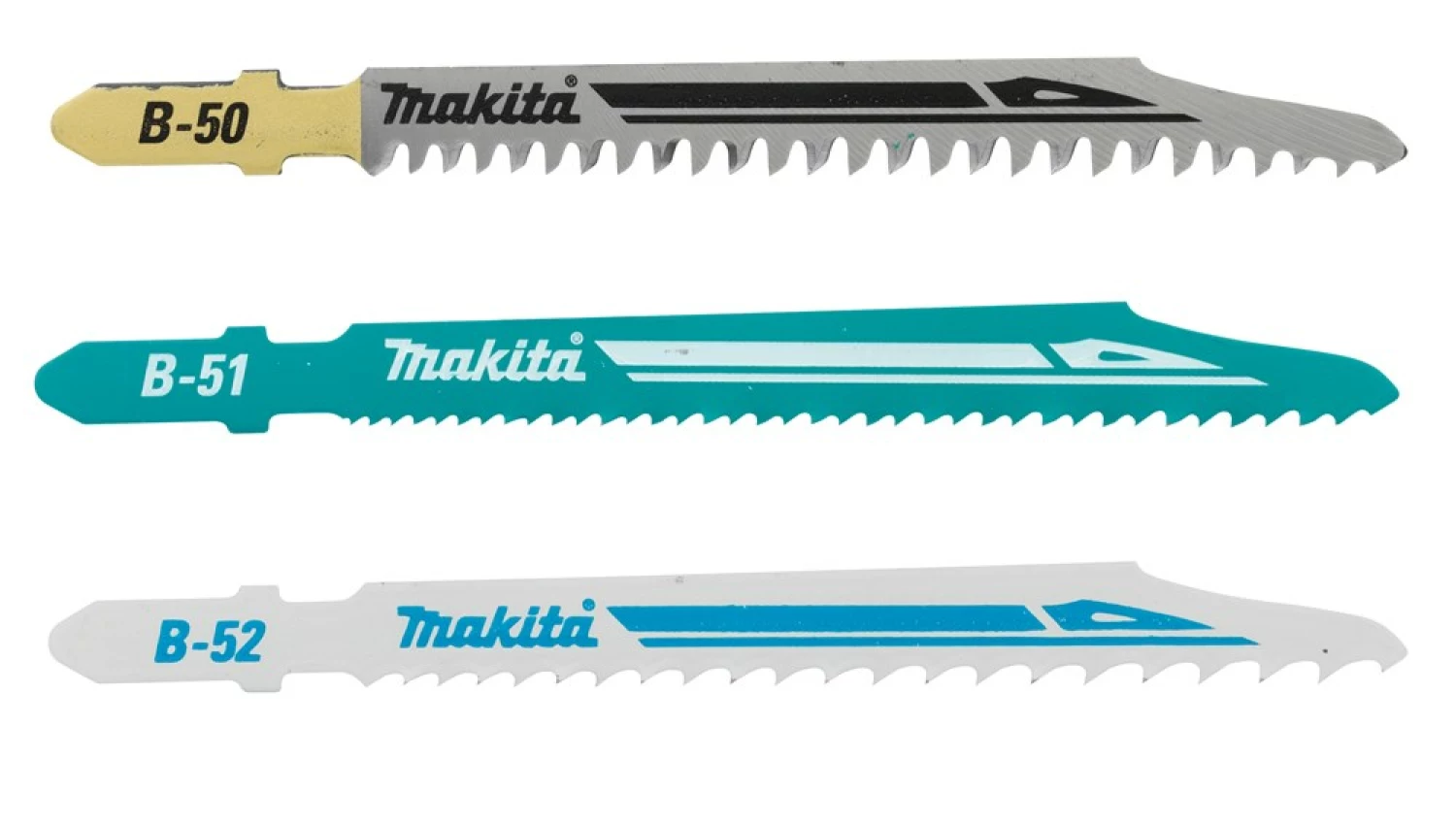 Makita B-06292 3 delig Decoupeerzaagblad set - Hout / Metaal