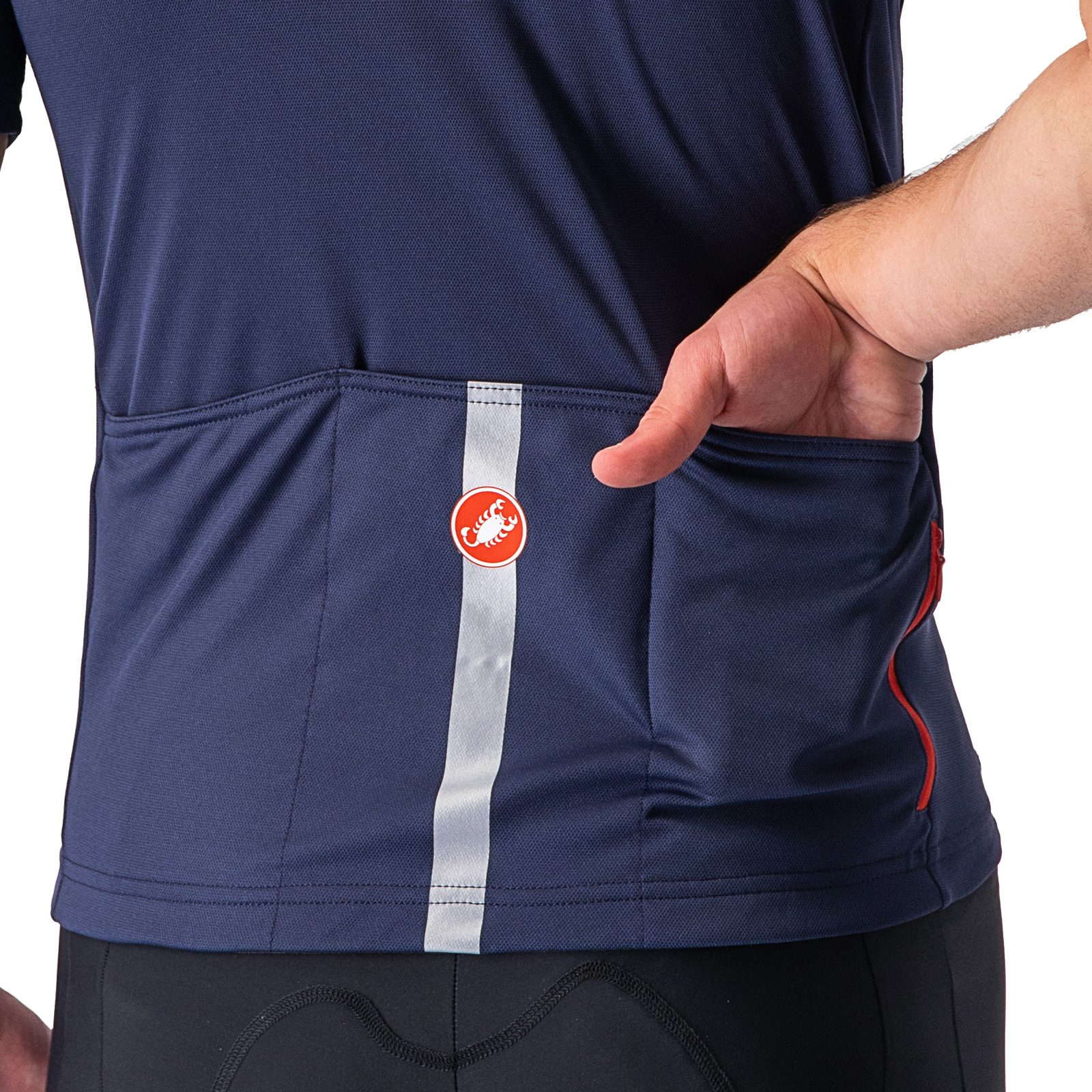Castelli Classifica Radtrikot Herren belgian blue