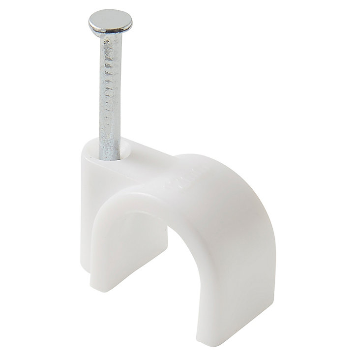 100 colliers de serrage en nylon Diall ø 10 à 11 mm blanc