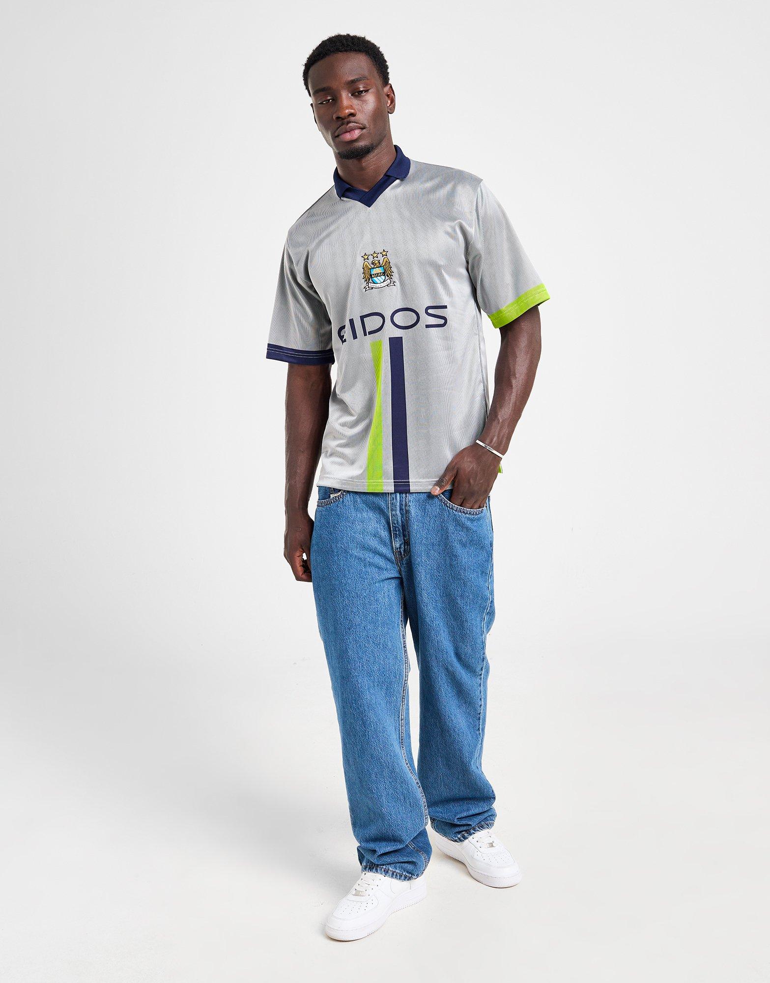 Score Draw Maillot Extérieur Manchester City FC '00 Retro Homme