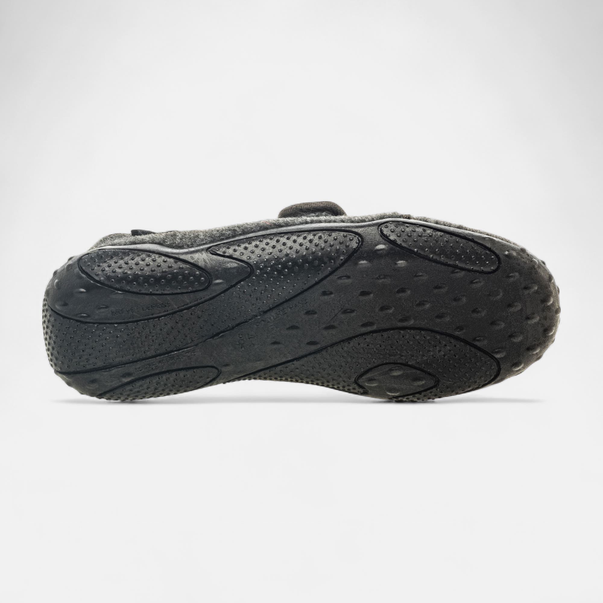 Pantoufles attaches velcros Homme gris