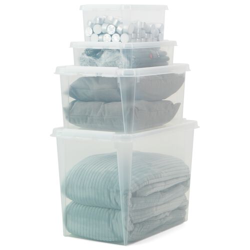 boîte à roulette 31L Paris transparent 72x40x20